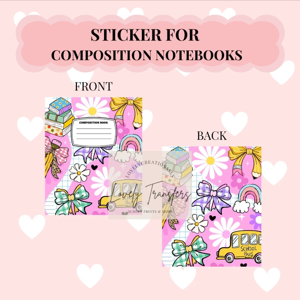 PRE ORDER Composition Notebooks