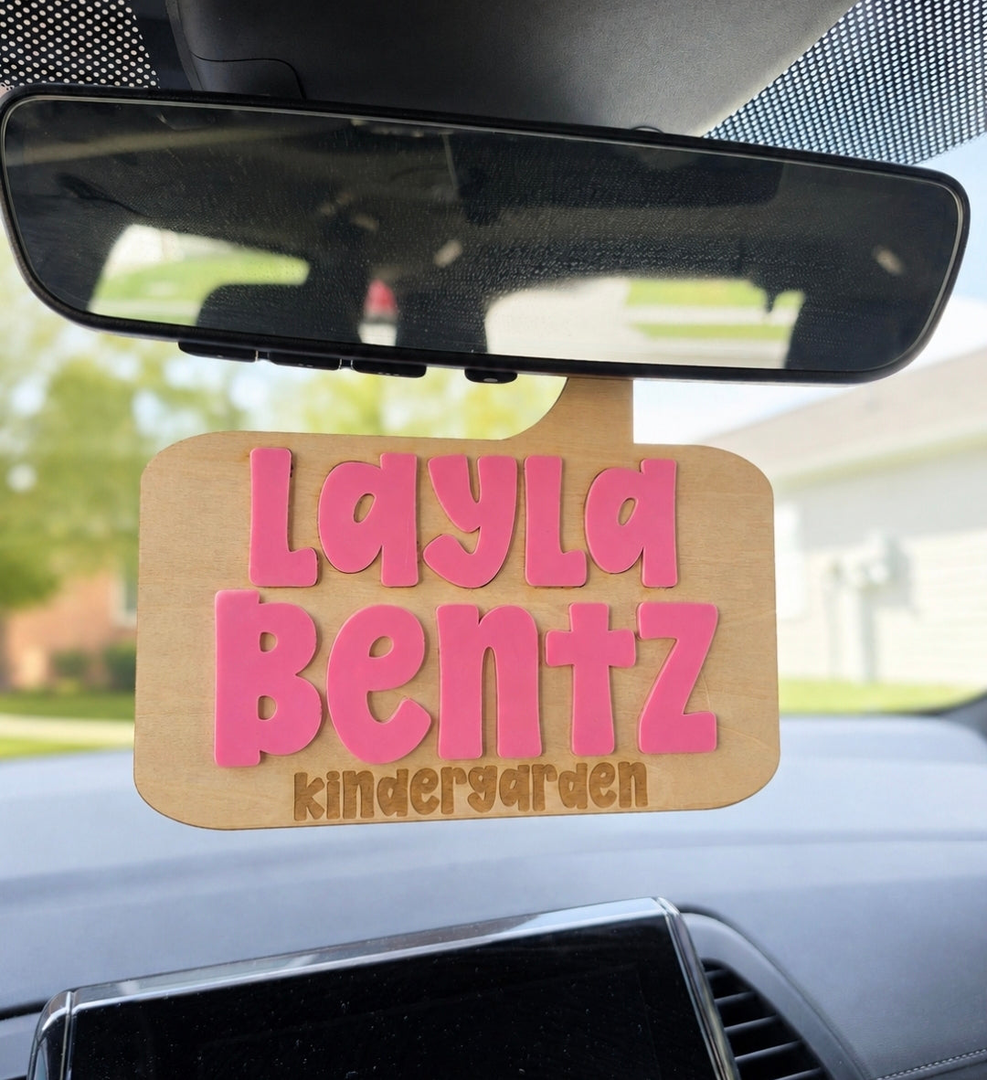 Rear-view Pick up Car Tag