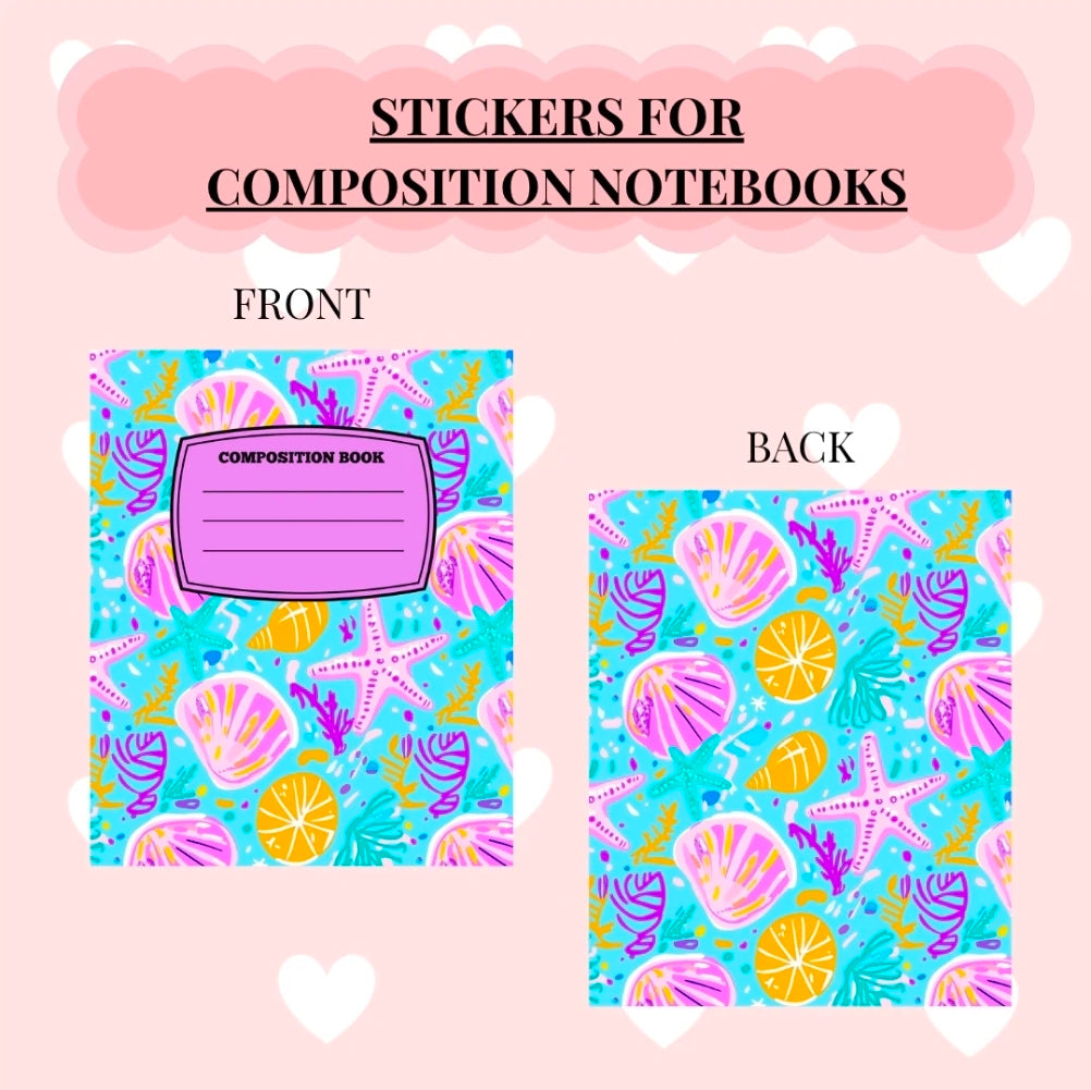 PRE ORDER Composition Notebooks