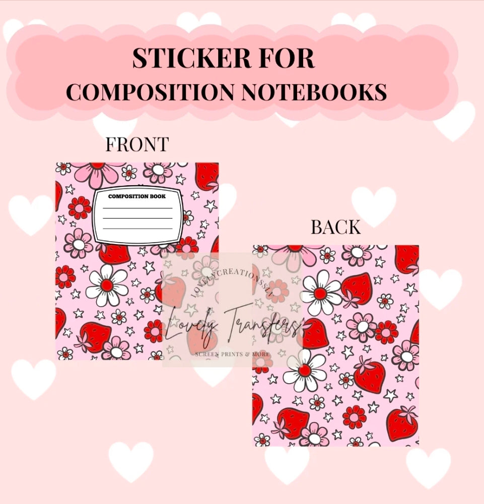 PRE ORDER Composition Notebooks