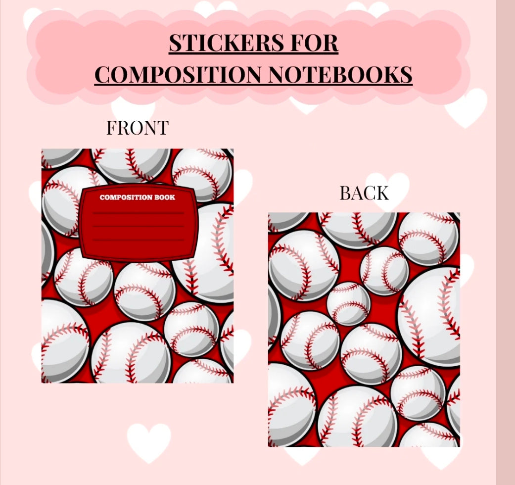 PRE ORDER Composition Notebooks
