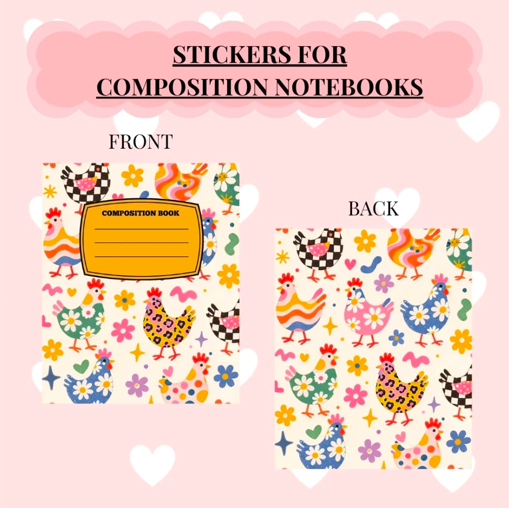 PRE ORDER Composition Notebooks