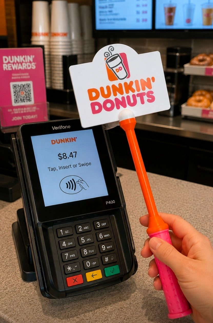 Dunkin Credit Card wand