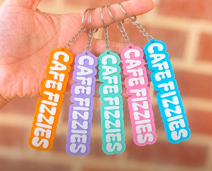 Small Business  Name Keychain