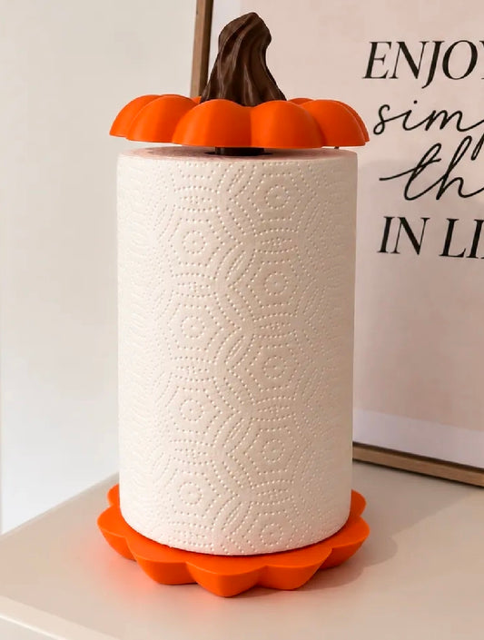 Pumpkin Paper Towel Roll