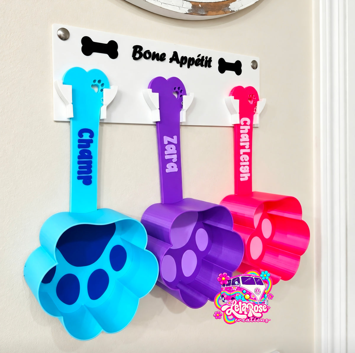 Dog Food Scoop with Wall Hanger