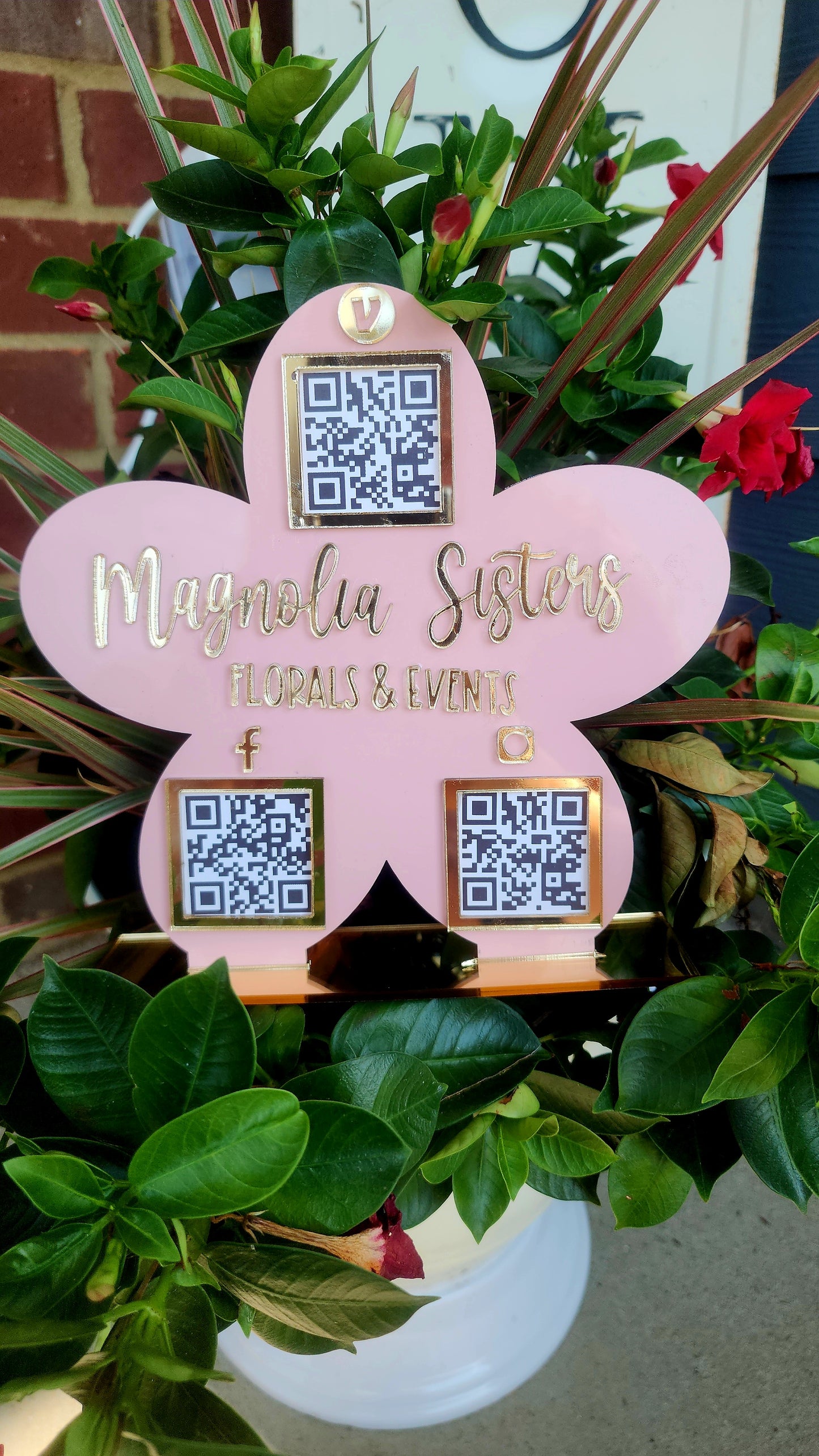 ACRYLIC QR CODE SIGN