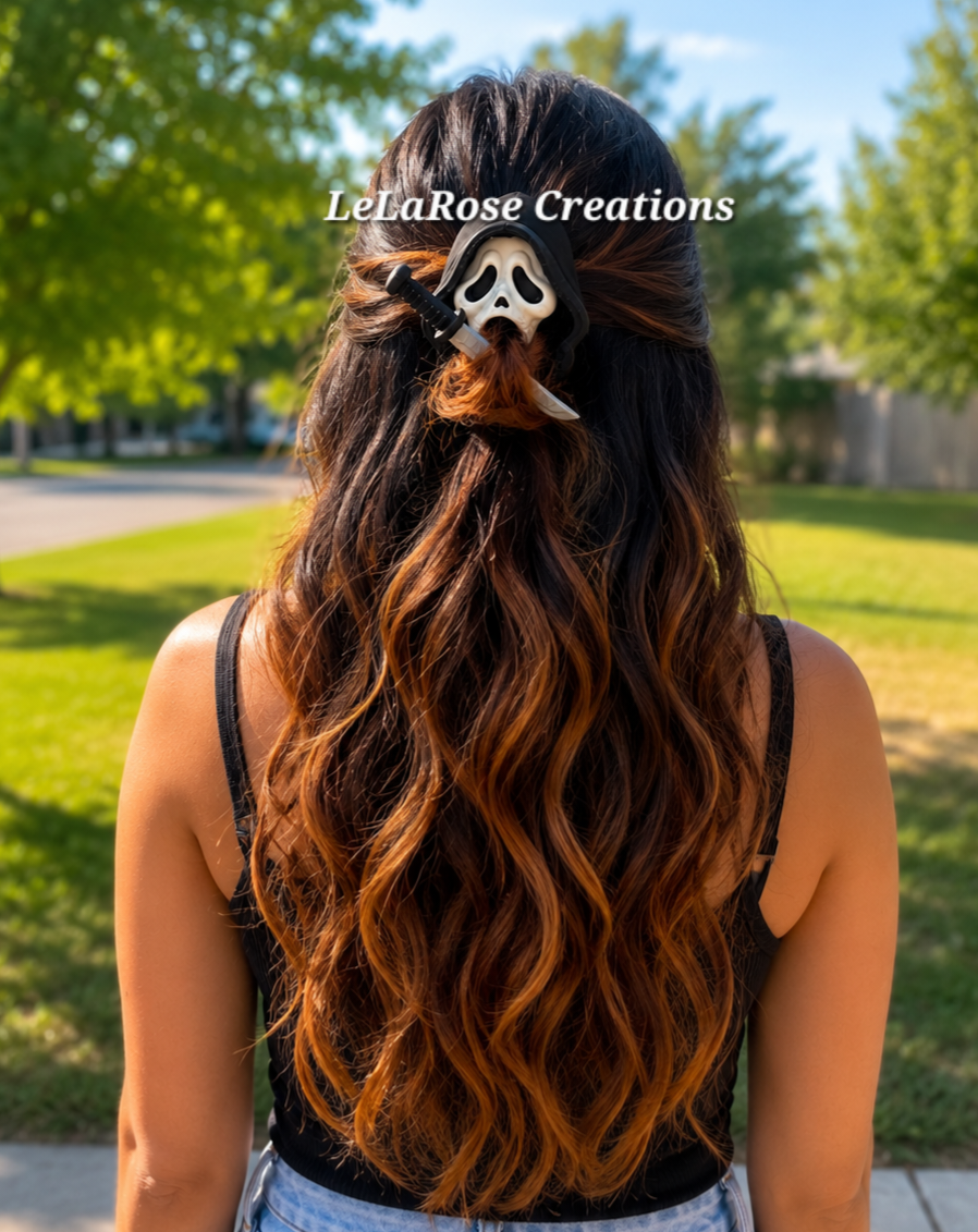 Ghost Face Hair Pin