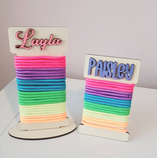 Personalized Hair Tie Holder