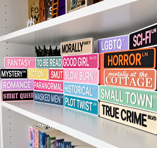 Bookshelf Plaque
