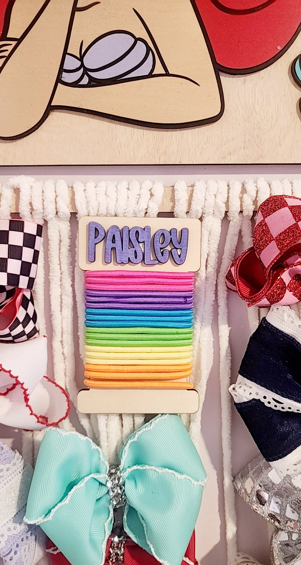 Personalized Hair Tie Holder