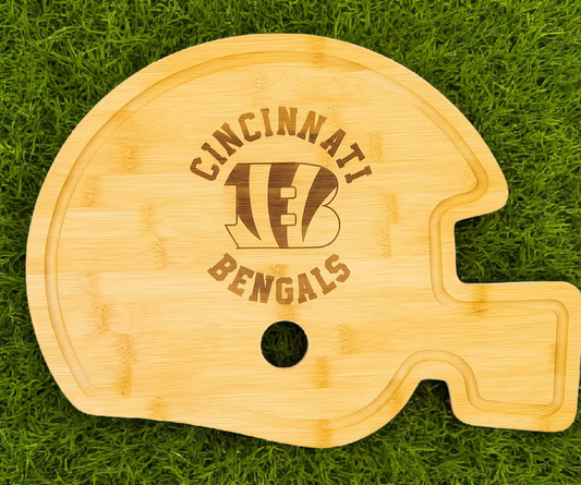 Football Helmet Cutting/Serving Board