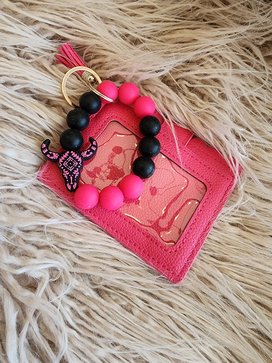 Pink and Black Bull