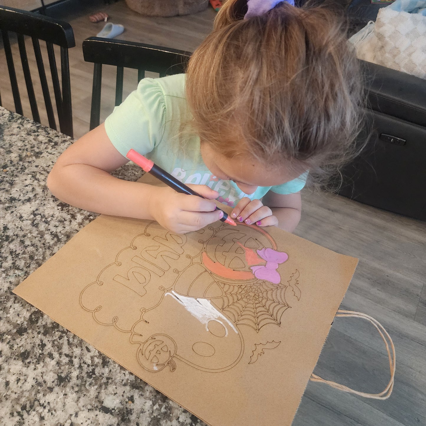 Paint/Color Trick or Treat bags