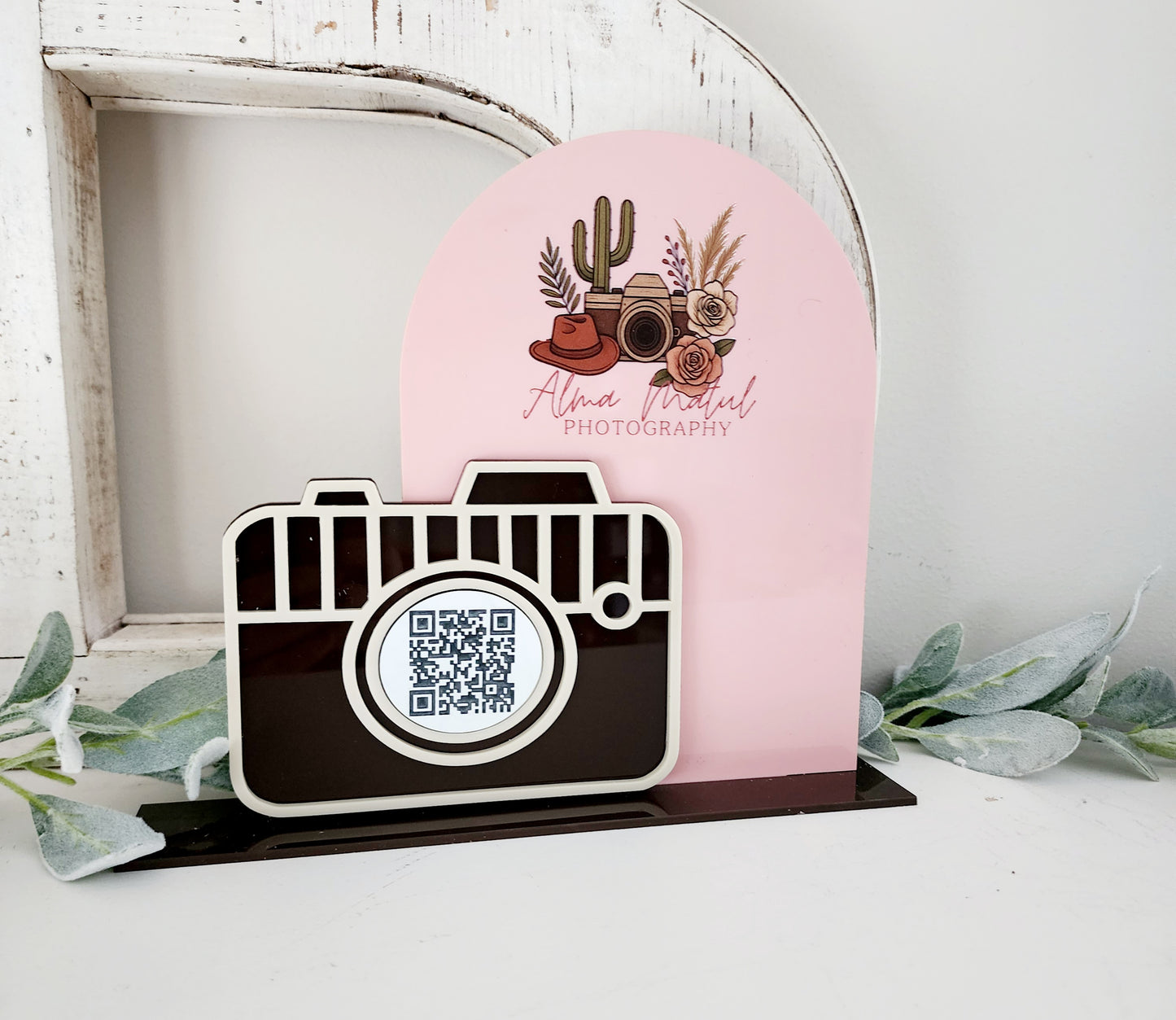 ACRYLIC QR CODE SIGN