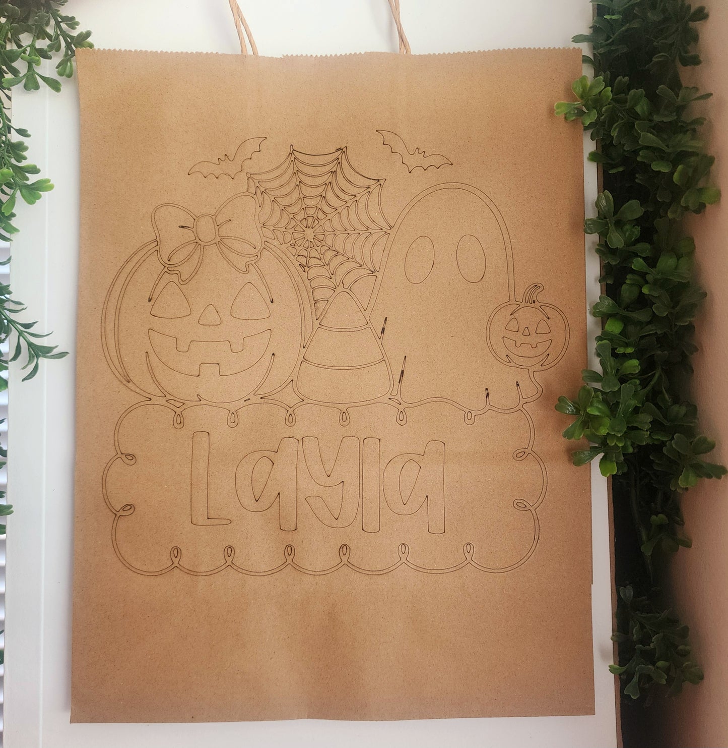 Paint/Color Trick or Treat bags