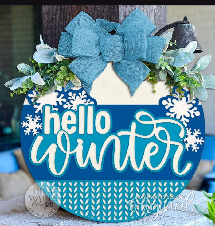 Discounted Christmas 16in Door Hanger Collab!