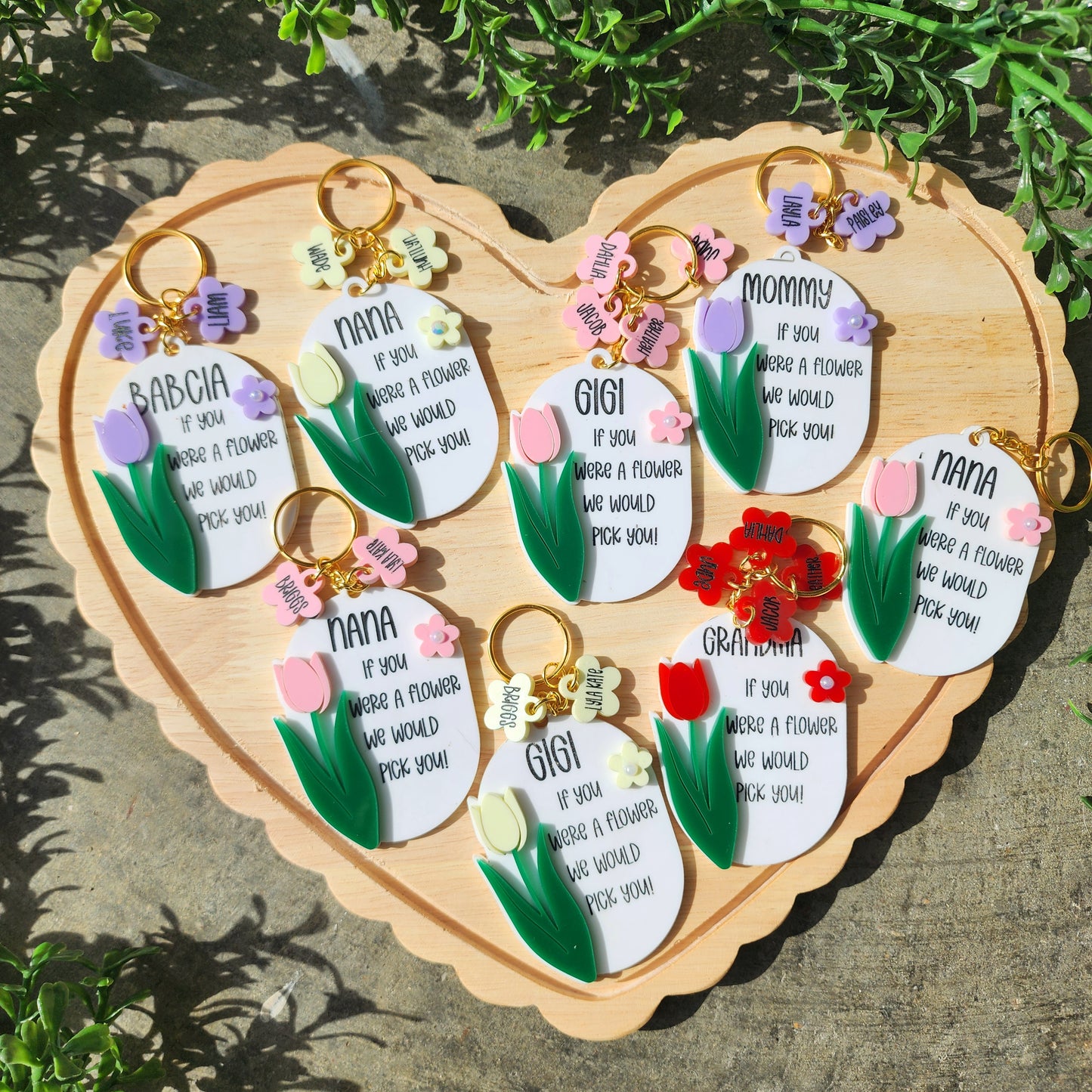 Mothers day keychain