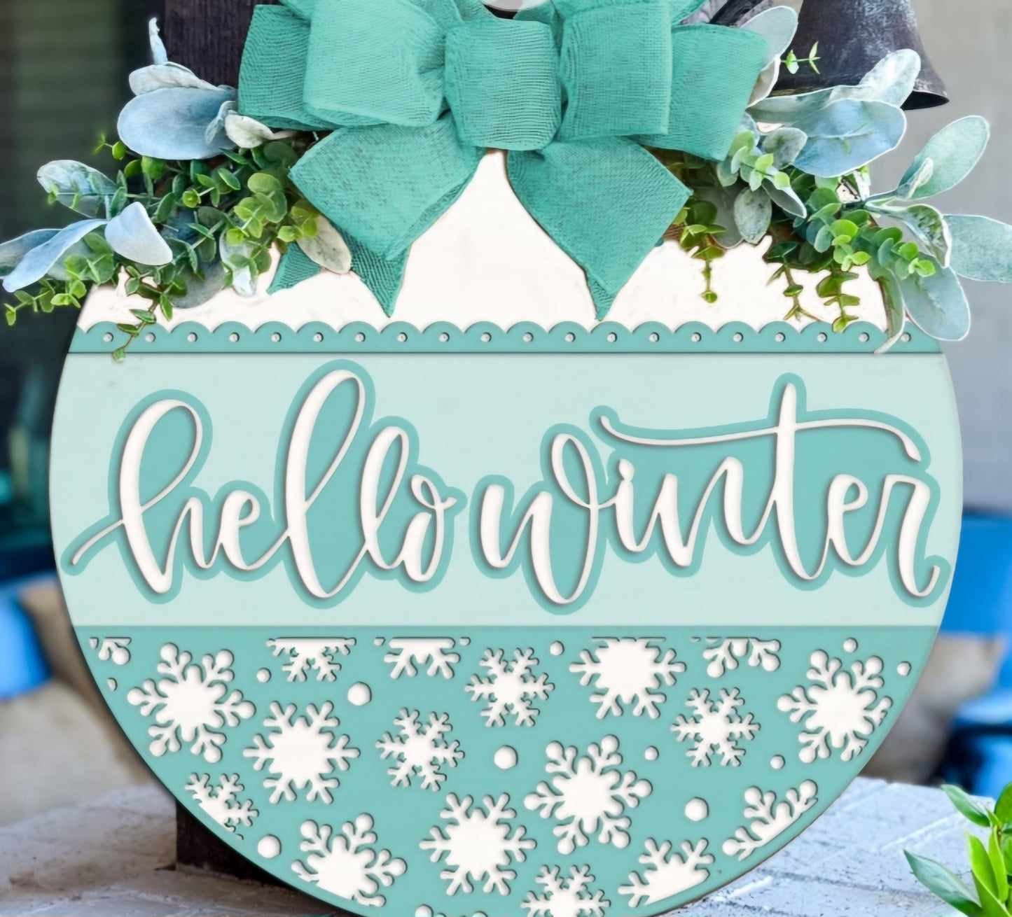 Discounted Christmas 16in Door Hanger Collab!