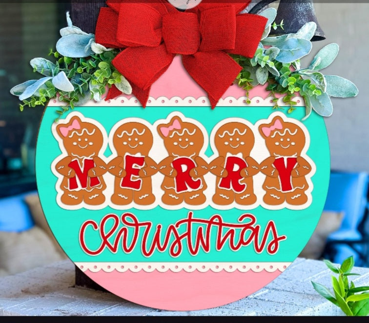 Discounted Christmas 16in Door Hanger Collab!