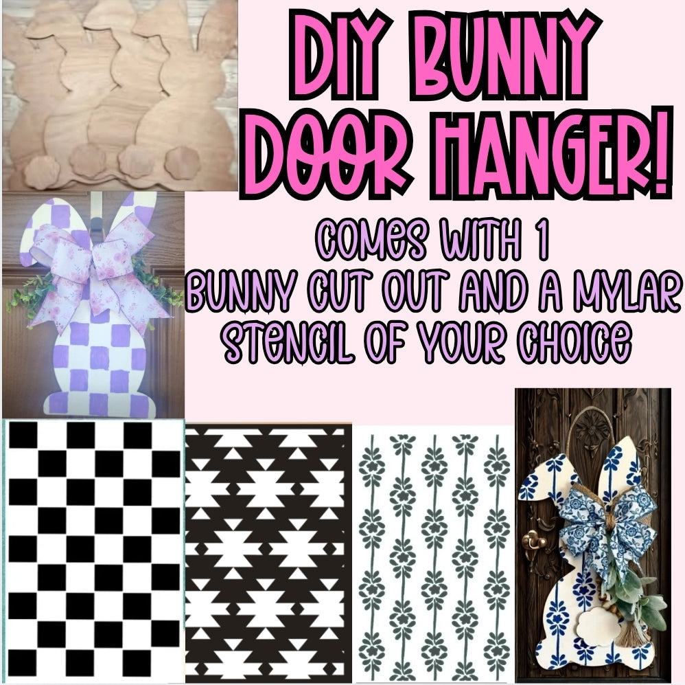 DIY BUNNY DOOR HANGER