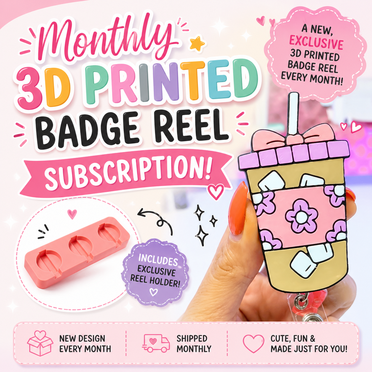 Monthly Badge Reel Subscription