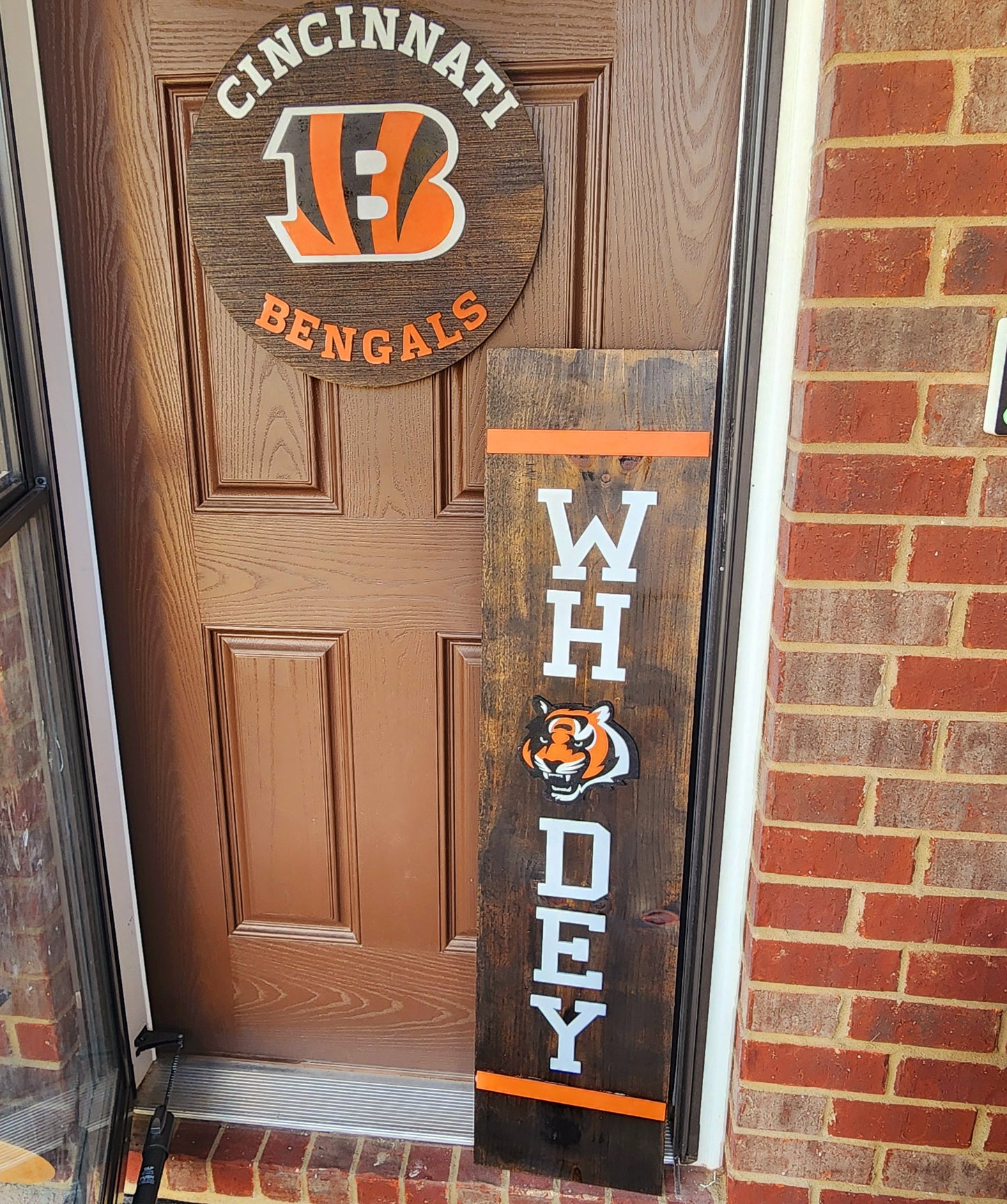 Sports Team Custom Hanger and Porch Leaner