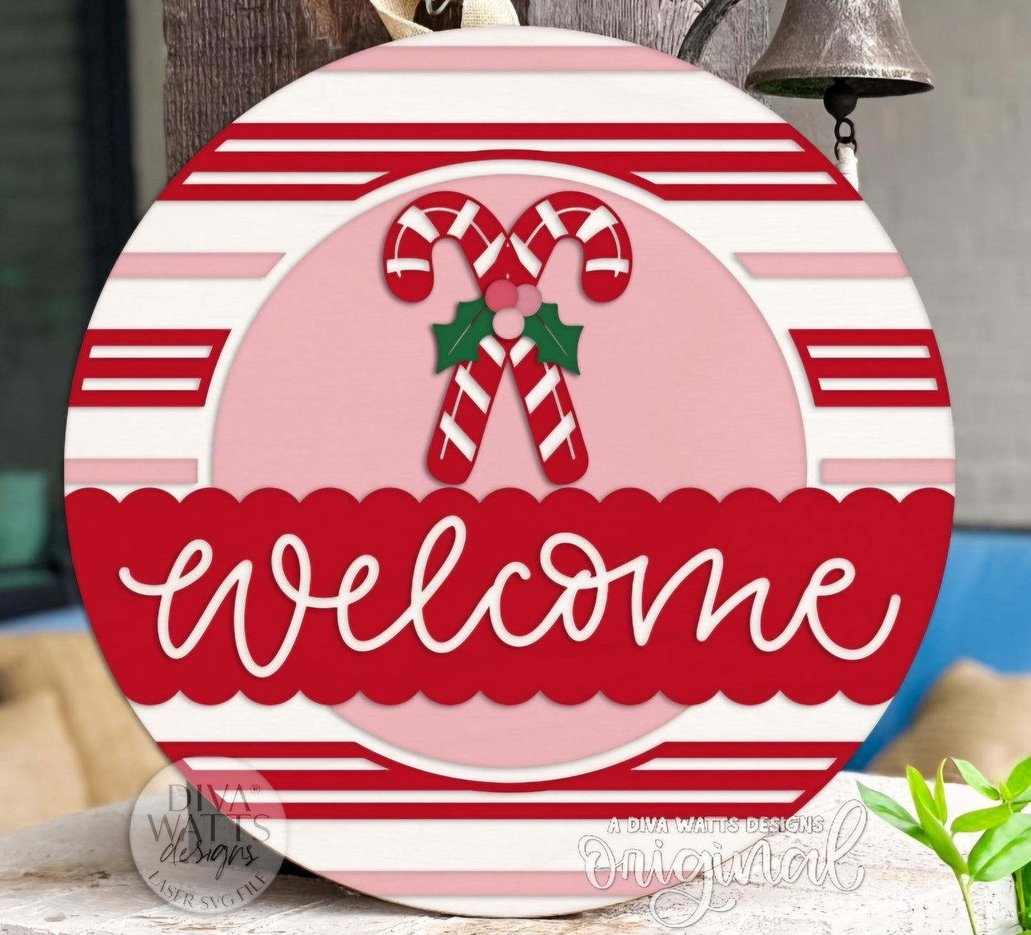 Discounted Christmas 16in Door Hanger Collab!