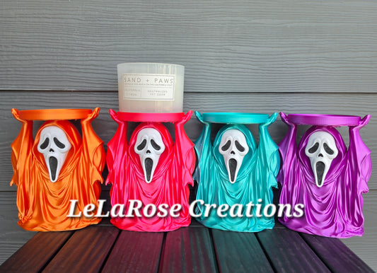Ghost Face Candle Holder