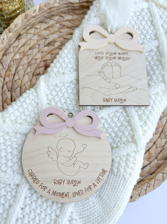 Infant loss ornament