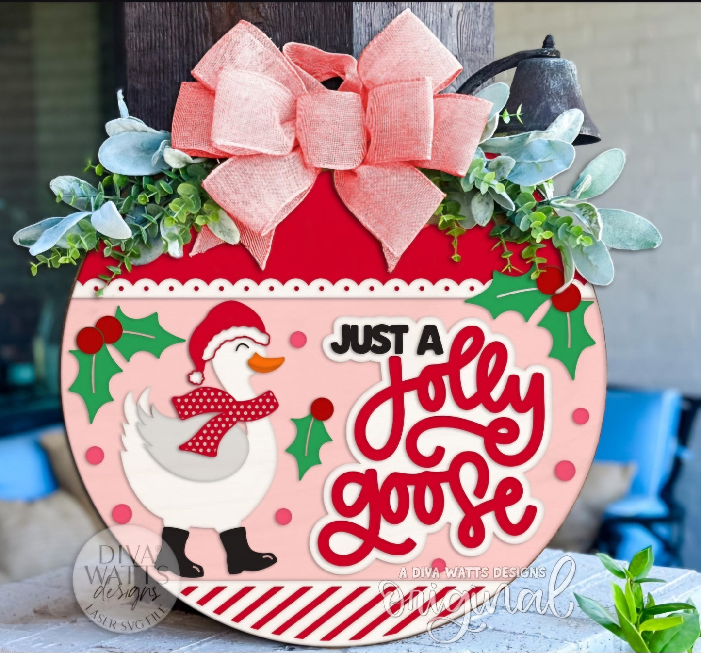 Discounted Christmas 16in Door Hanger Collab!