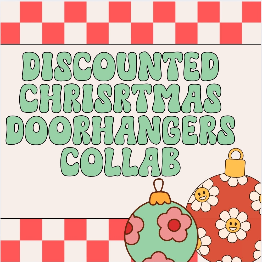Discounted Christmas 16in Door Hanger Collab!